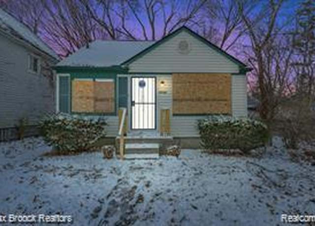 Property at 17187 VAUGHAN St, Detroit, MI 48219 3430, 3 beds, 1 bath