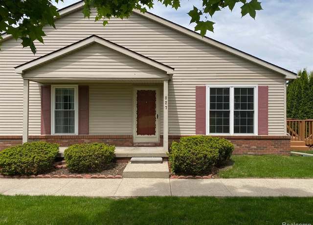 Property at 827 OAKWOOD Dr, Howell, MI 48843 1058, 2 beds, 1.5 baths