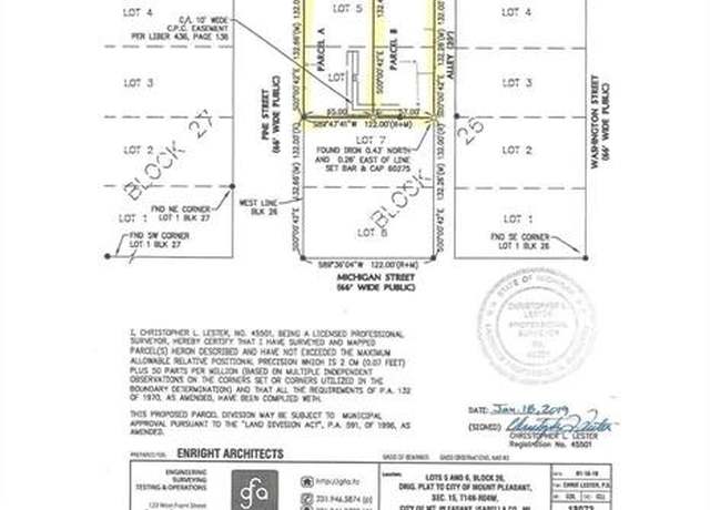 Property at 221 W MICHIGAN St, Mount Pleasant, MI 48858 2566