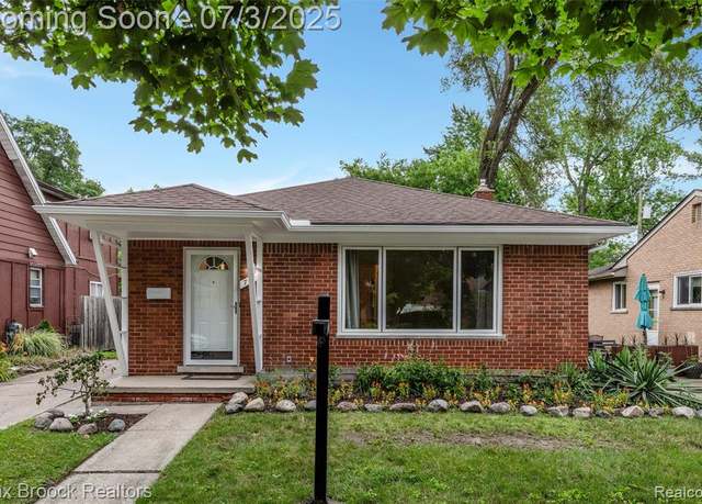 Property at 71 Maplefield Rd, Pleasant Ridge, MI 48069 1020, 3 beds, 1 bath