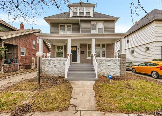 Property at 555 JOSEPHINE St, Detroit, MI 48202 1813, 4 beds, 1.5 baths