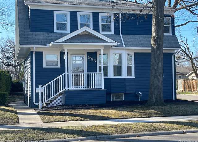 Property at 985 W Hazelhurst St, Ferndale, MI 48220 1679, 3 beds, 2.5 baths