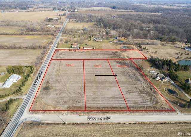 Property at schoenherr Schoenherr Se 29 Mile And Schoehnerr Rd, Washington, MI 48094