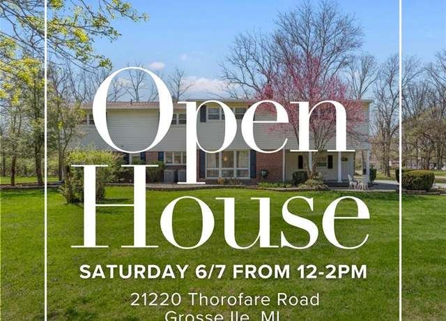Property at 21220 Thorofare Rd, Grosse Ile, MI 48138 1233, 5 beds, 3 baths
