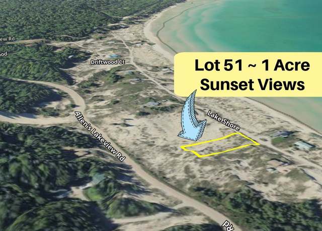 Property at TBD Lake Shore Rd Lot : 51, Beaver Island, MI 49782-0000
