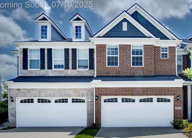 Property at 43433 CHANCELLOR Ln, Novi, MI 48375 3005, 3 beds, 2.5 baths