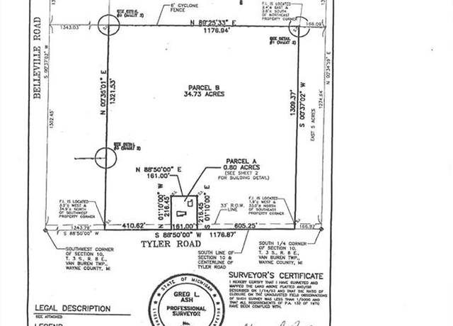 Property at 44804 TYLER Rd, Van Buren, MI 48111