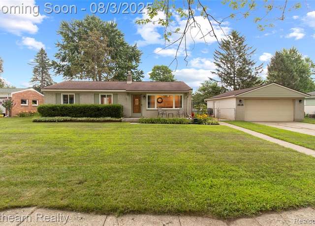 Property at 3616 Shoals St, Waterford, MI 48329 2262, 3 beds, 1 bath