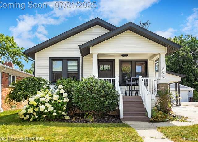 Property at 599 Virginia St, Plymouth, MI 48170 1950, 3 beds, 2 baths