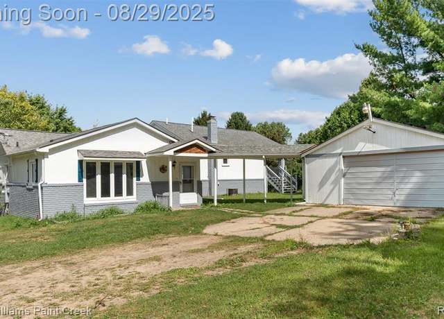 Property at 990 N Oxford Rd, Oxford, MI 48371 3717, 3 beds, 2 baths