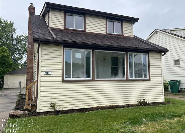 Property at 21731 Nevada Ave, Eastpointe, MI 48021, 3 beds, 1 bath
