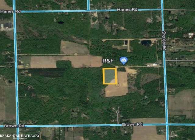 Property at 6830 Sandy Rdg, Vassar, MI 48768