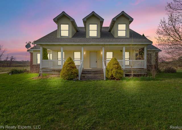 Property at 5580 Hegel Rd, Hadley Township, MI 48438, 4 beds, 3.5 baths