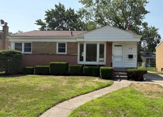 Property at 242 E Parker Ave, Madison Heights, MI 48071, 3 beds, 1 bath