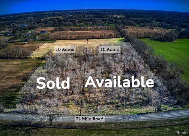 Property at 00 34 Mile, Bruce, MI 48065