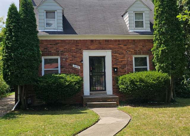 Property at 4695 Hereford St, Detroit, MI 48224, 2 beds, 1 bath
