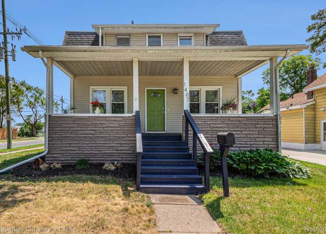Property at 1407 W Marshall St, Ferndale, MI 48220, 4 beds, 2 baths