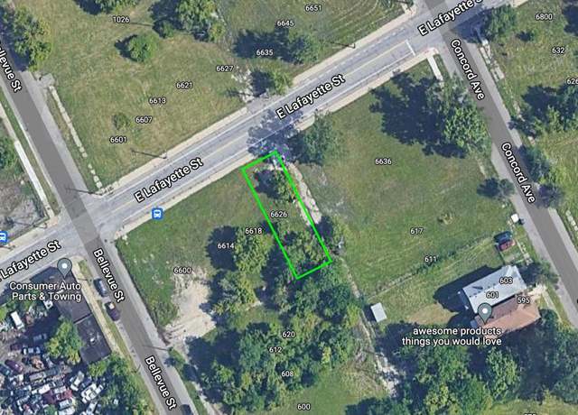 Property at 6626 E Lafayette St, Detroit, MI 48207