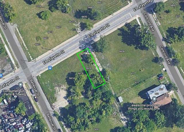 Property at 6626 E Lafayette St, Detroit, MI 48207