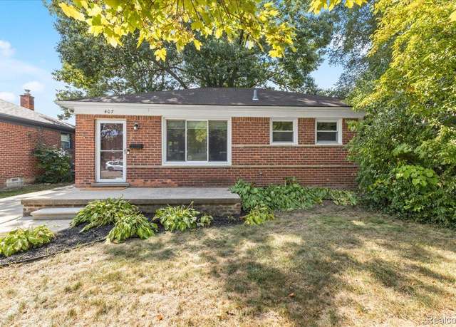Property at 407 Jeffrey Ave, Royal Oak, MI 48073, 3 beds, 1.5 baths