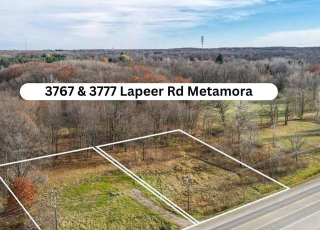 Property at 3777 S Lapeer Rd, Metamora, MI 48455, 1 bath