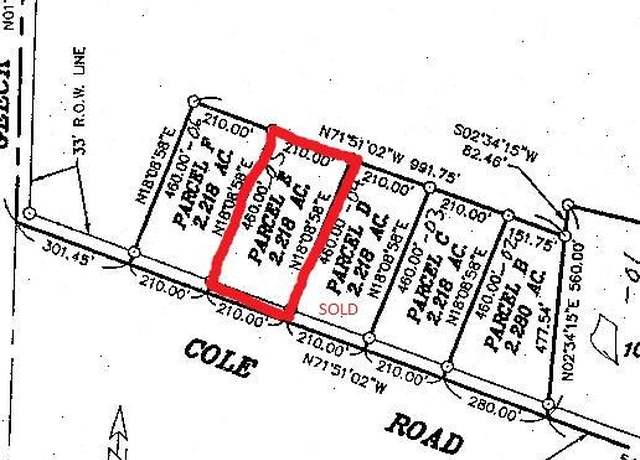 Property at Lot "E" Cole Rd E Cole Rd, Burns Township, MI 48414