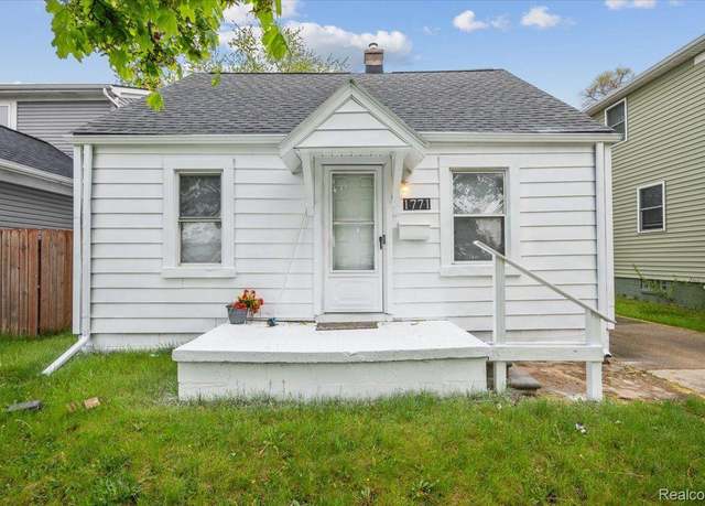 Property at 1771 E George Ave, Hazel Park, MI 48030, 2 beds, 1 bath