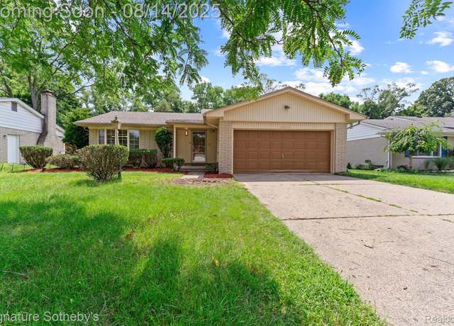 Property at 23610 Edinburgh St, Southfield, MI 48033, 3 beds, 2 baths