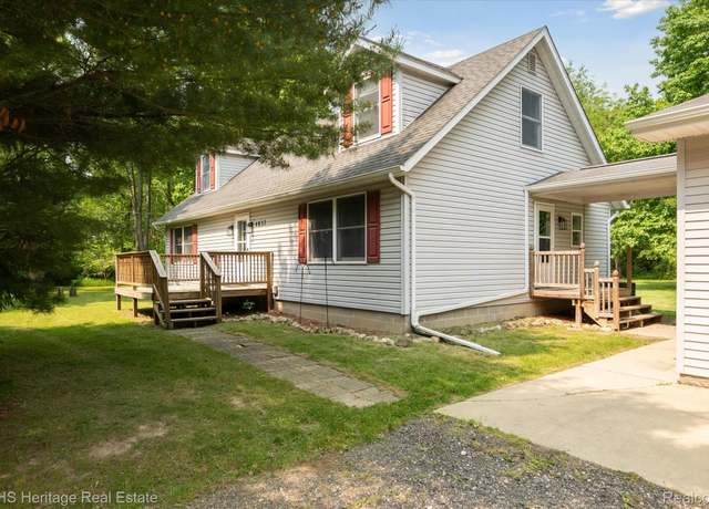 Property at 4837 Clyde Rd, Howell, MI 48855, 4 beds, 3 baths