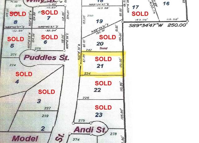 Property at 0 Gabby Street Lot 21 St, Croswell, MI 48422