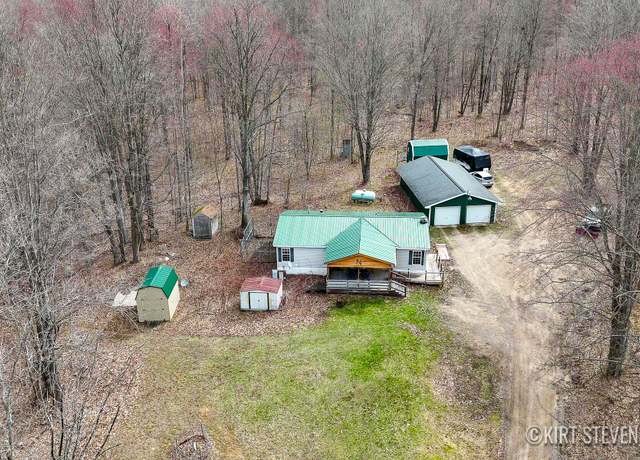Property at 14500 7 Mile Rd, Hersey, MI 49639, 3 beds, 2 baths
