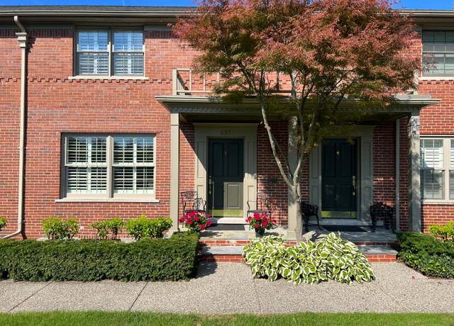 Property at 637 N Old Woodward Ave, Birmingham, MI 48009, 2 beds, 2.5 baths
