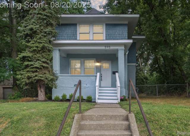 Property at 595 N Perry Street St, Pontiac, MI 48342, 2 beds, 1.5 baths