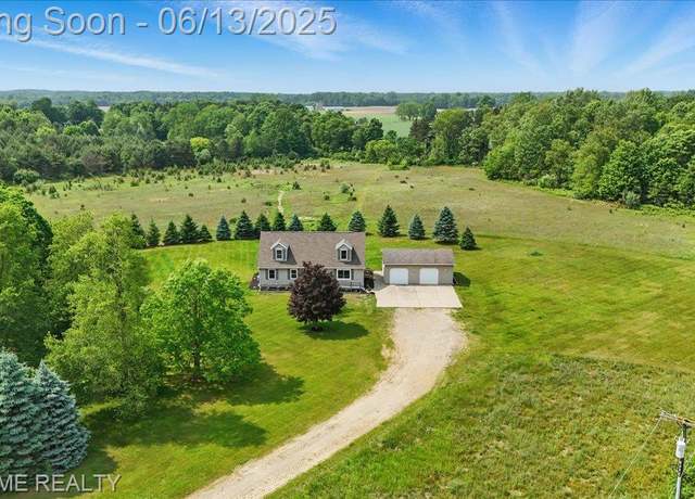 Property at 3878 Briggs Rd, Otter Lake, MI 48464, 4 beds, 3 baths