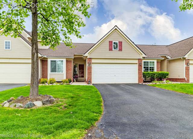 Property at 427 Lilly View Ct, Howell, MI 48843, 3 beds, 3 baths