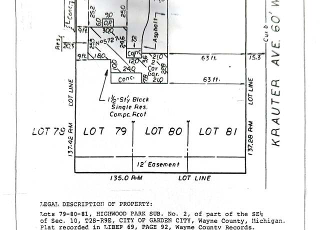 Property at vacant Merriman Rd N, Garden City, MI 48135