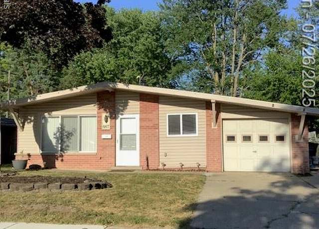 Property at 467 Forest St, Westland, MI 48186, 3 beds, 1 bath