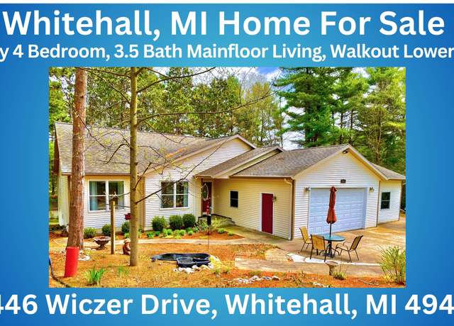 Property at 7446 Wiczer Dr, Whitehall, MI 49461, 4 beds, 3.5 baths