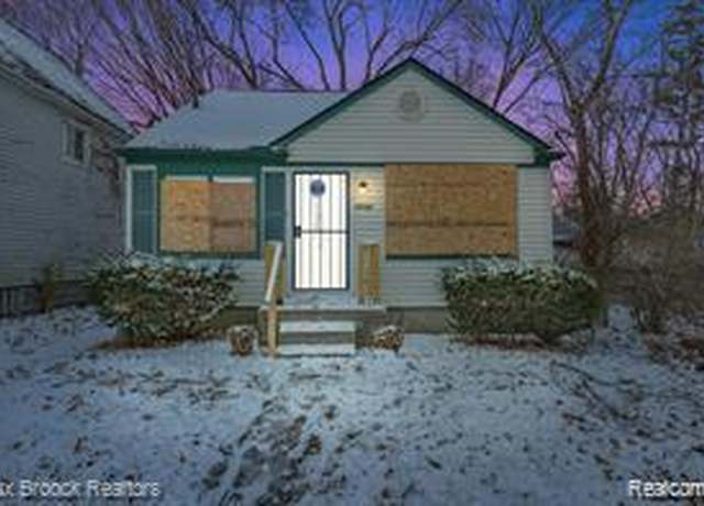 Property at 17187 Vaughan St, Detroit, MI 48219, 3 beds, 1 bath