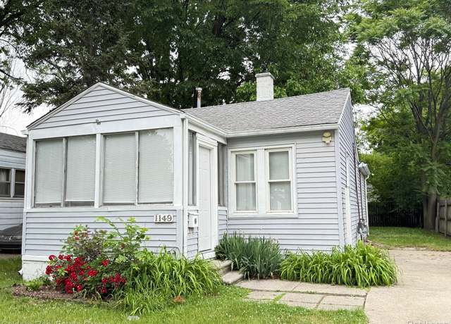 Property at 1149 E Milton Ave, Hazel Park, MI 48030, 2 beds, 1 bath
