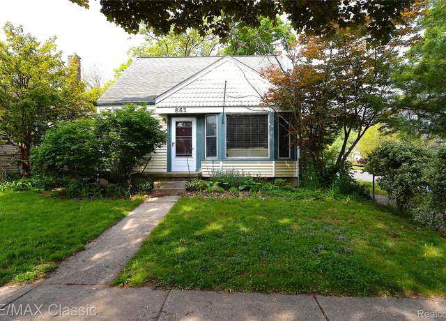 Property at 851 Flowerdale St, Ferndale, MI 48220, 3 beds, 2 baths