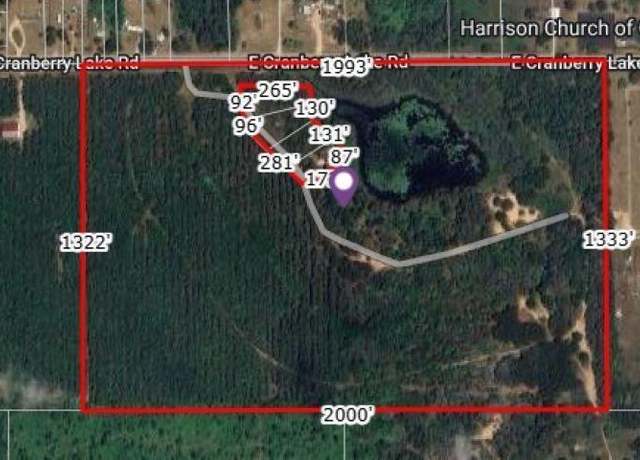Property at 0 Cranberry Lake Rd, Harrison, MI 48625