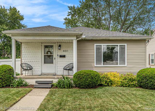 Property at 401 N Minerva Ave, Royal Oak, MI 48067, 3 beds, 1 bath