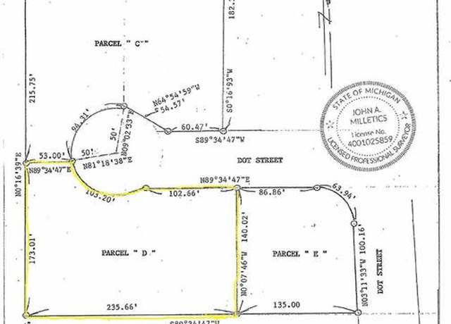 Property at Parcel D Dot St, Croswell, MI 48422