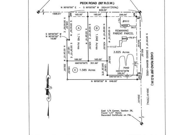 Property at 0 Peck B Rd, Brown City, MI 48416