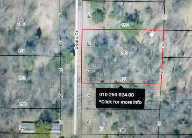 Property at XX Beals Dr, Prescott, MI 48756