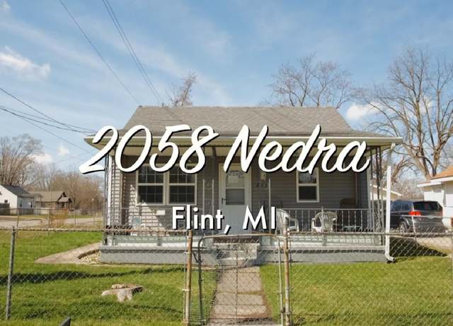 Property at 2058 Nedra St, Flint, MI 48532, 2 beds, 1 bath