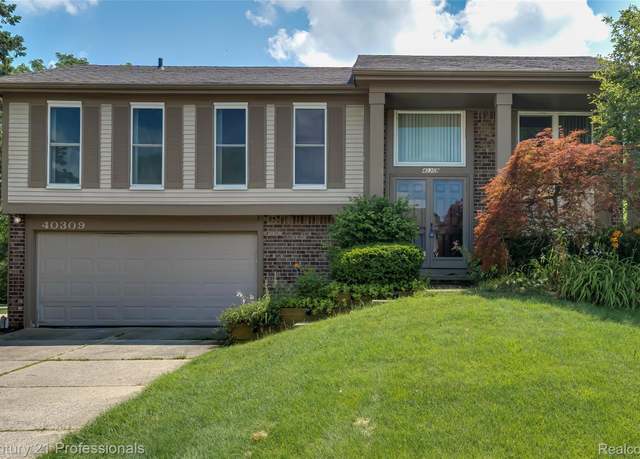 Property at 40309 Franklin Mill St, Novi, MI 48375, 4 beds, 2 baths
