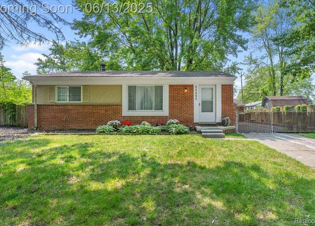 Property at 35245 Wick Rd, Romulus, MI 48174, 3 beds, 2 baths