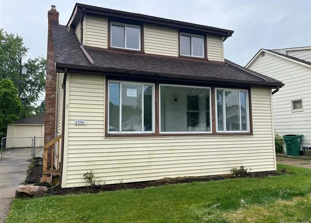 Property at 21731 Nevada Ave, Eastpointe, MI 48021, 3 beds, 1 bath